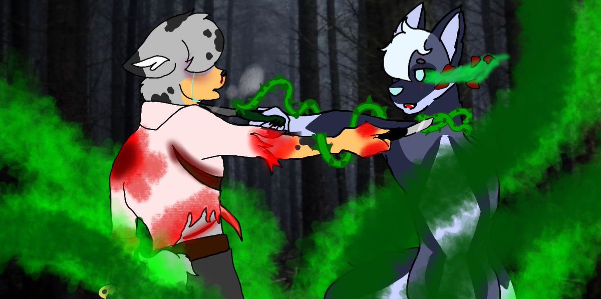 Plant master Vs his brother #NewProfilePic by @Kiwi_And_Glace