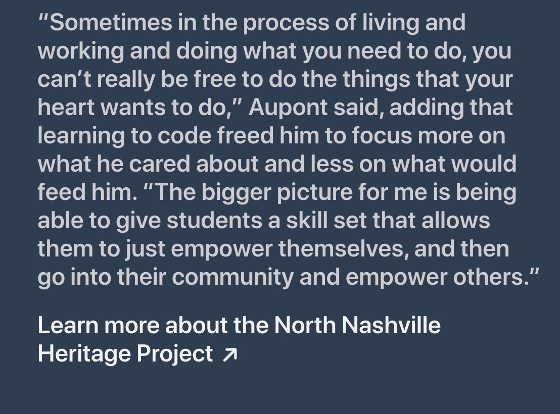 digimarktech's tweet image. Seeing this come together brings tears to my eyes. When it&apos;s all said and done, I just want to serve and I feel incredibly blessed to be in a position to do so. Thank you to both @TSU_LiberalArts and @Apple for making this all possible. ❤️