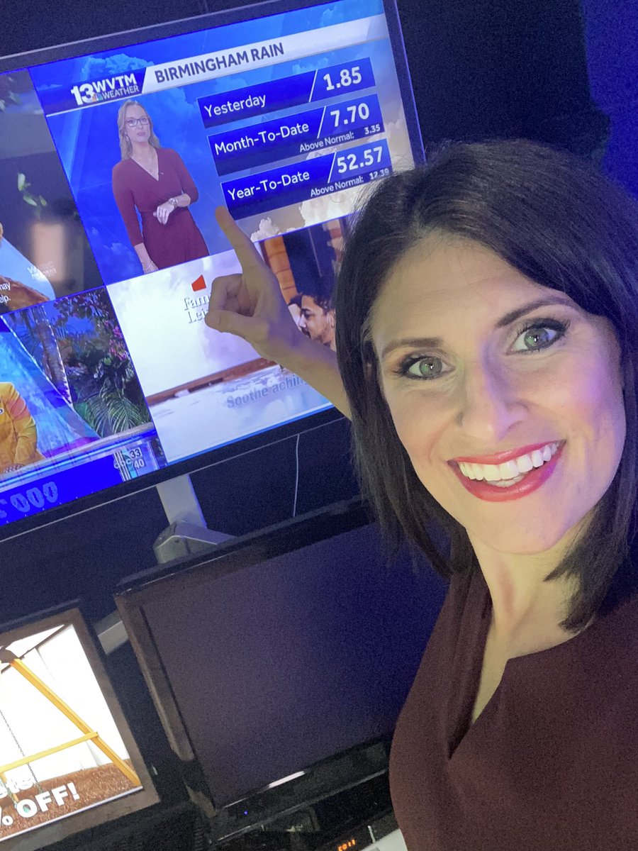gannweather's tweet photo. When you and your “down the road” girl @HarmonyWVTM13 are rocking out in wine colored dresses on this Wednesday. #greatminds https://t.co/RKIO3ut6T1