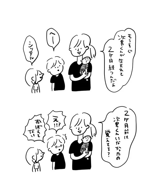 生まれて2ヶ月#むぴーの絵日記 