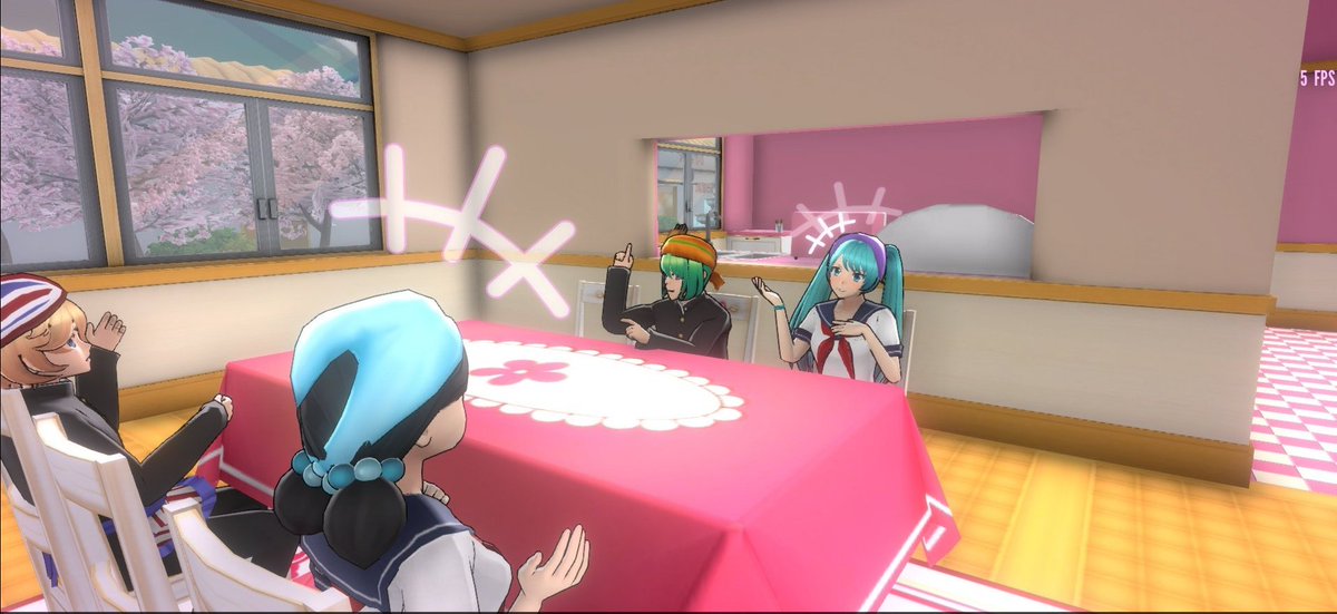 alyasposts's tweet image. What do you think about this club? Its seems friendly and sweet and also could get better at cooking! Would you like to join this club? #posemode #YandereSimulator #debugmenu #cookingclub #skills #yanderedev