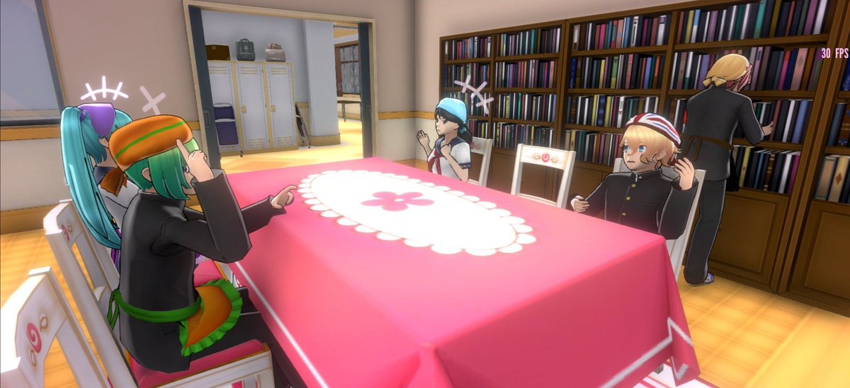 alyasposts's tweet image. What do you think about this club? Its seems friendly and sweet and also could get better at cooking! Would you like to join this club? #posemode #YandereSimulator #debugmenu #cookingclub #skills #yanderedev
