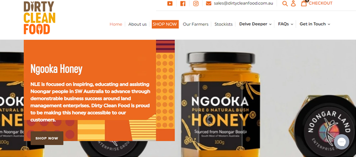NLEGroup's tweet image. NLE's Ngooka Honey now for sale on-line via Dirty Clean Food. To purchase here is the link: dirtycleanfood.com.au/products/ngook…