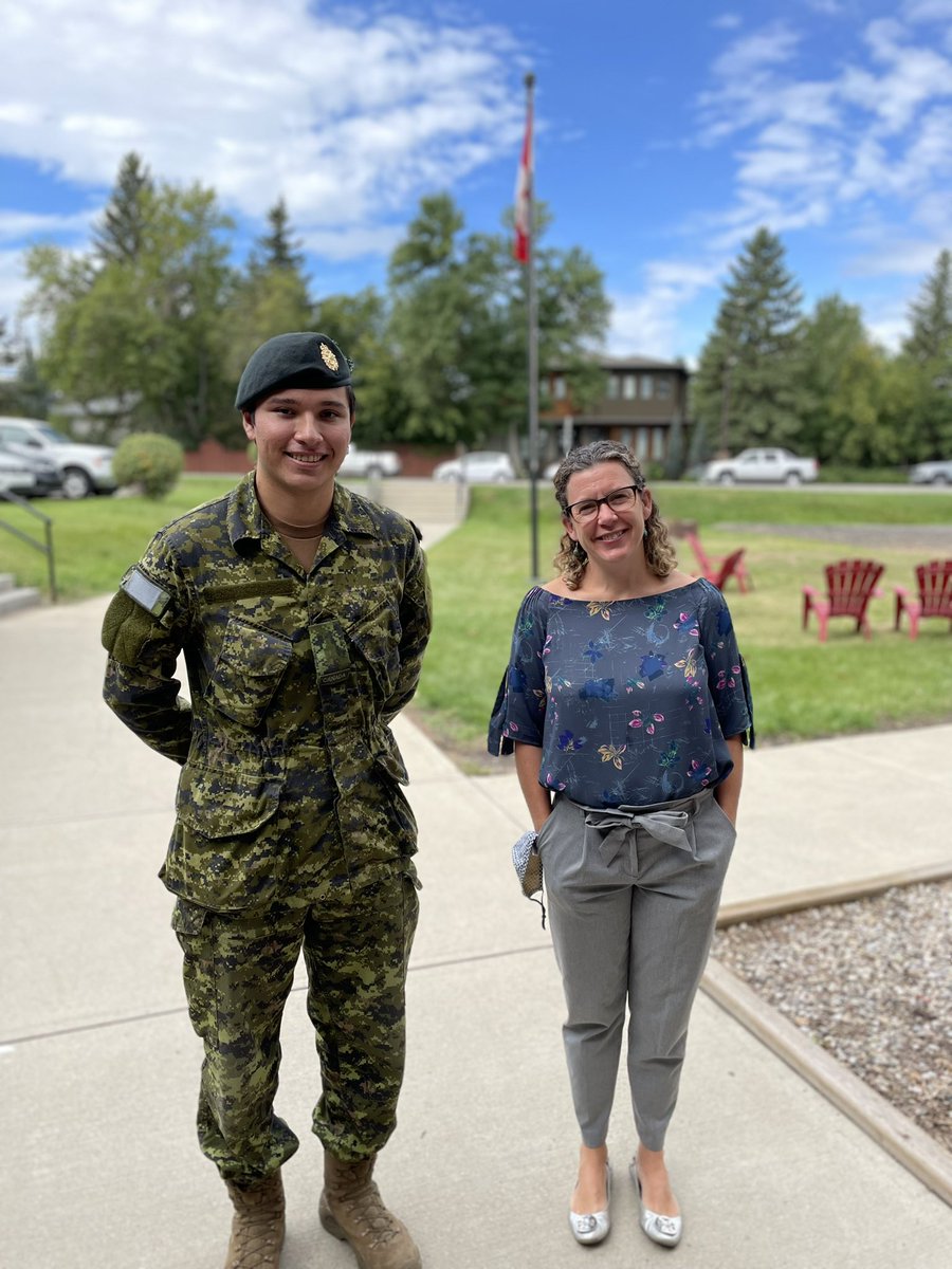 Alumnus Private Juan Asin Berti came to visit! Juan is enjoying his work in the Canadian Military! <a href="/rundleacademy/">Rundle Academy</a>
