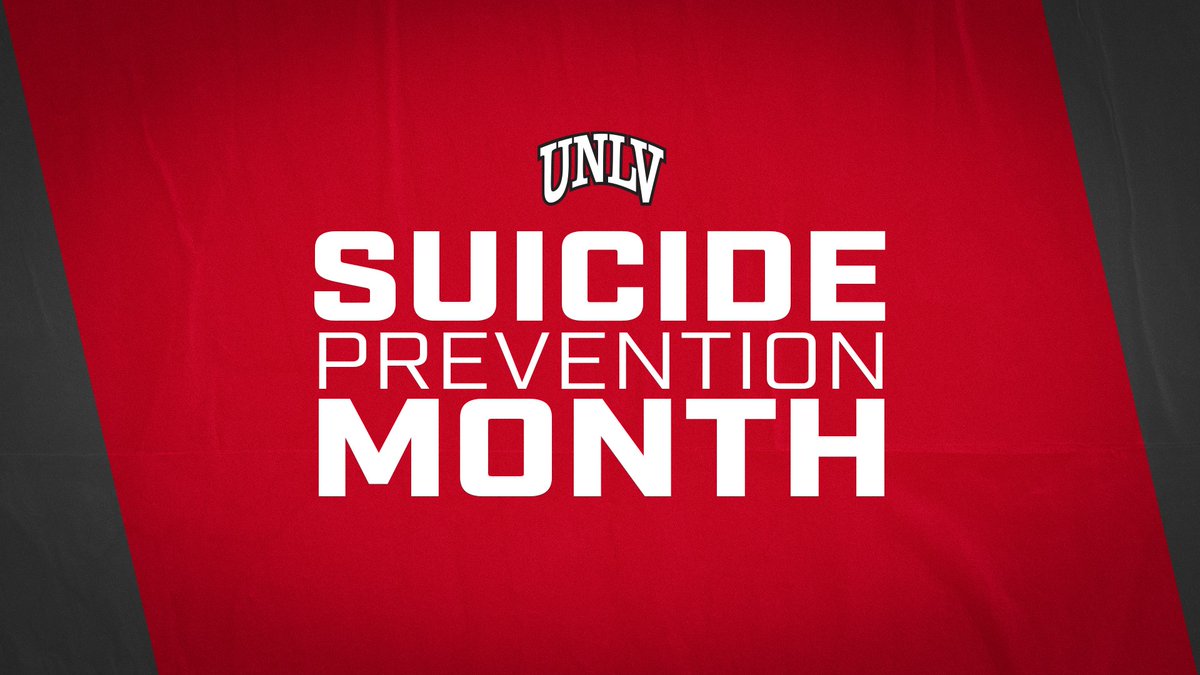 As the calendar has turned to September, <a href="/UNLVAthletics/">UNLV Athletics</a> reminds you that it is Suicide Prevention Month. 

Your mental health matters. You matter. You're not alone. You're supported.

Please reach out for support if needed. 

Some resources below: