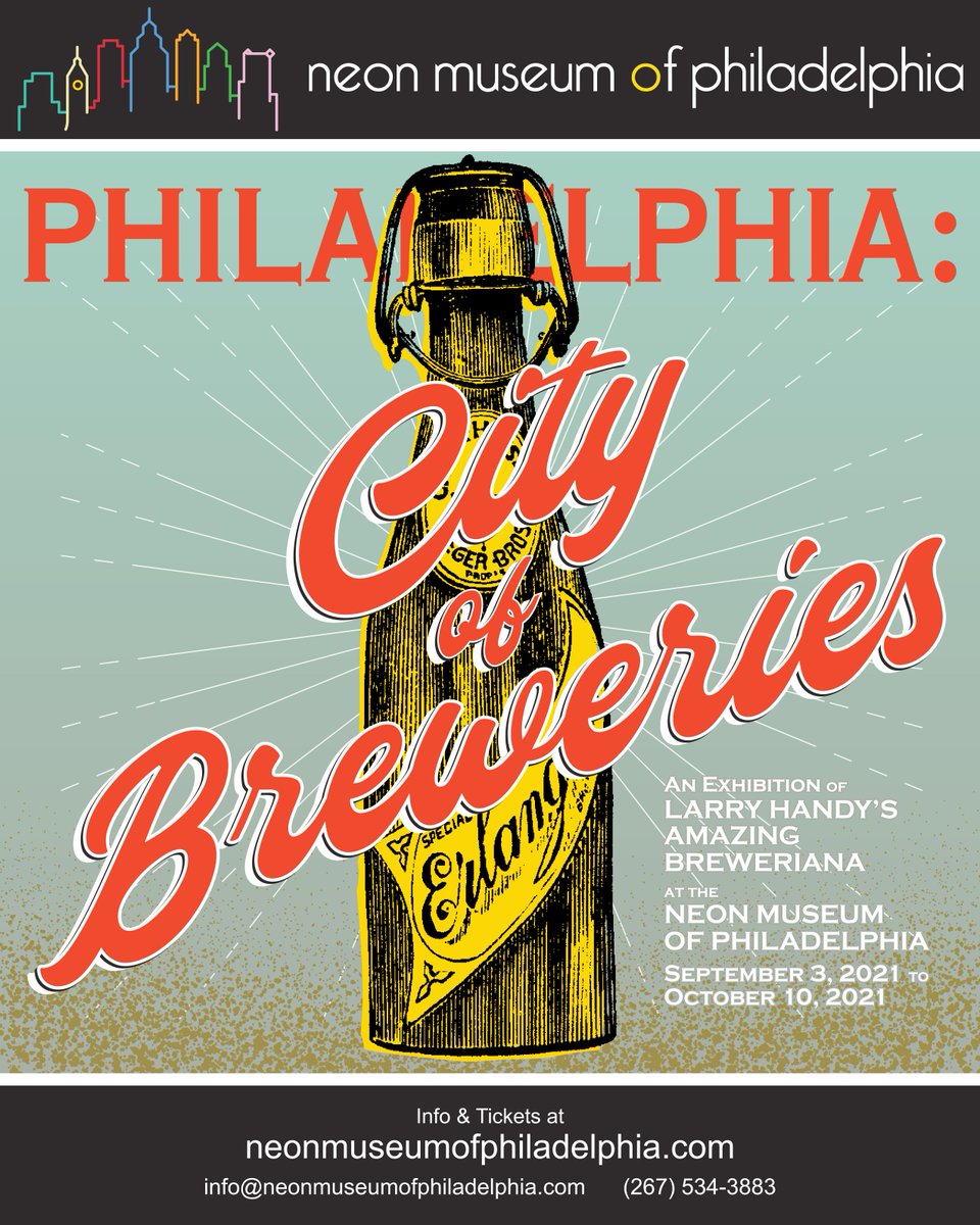 Opening this weekend! Get your tickets: neonmuseumofphiladelphia.com/visit#speciale…

@PhillyBeerWorld @visitphilly @phillylovesbeer 
#phillybeer #phillybrewery #phillyhistory #breweriana