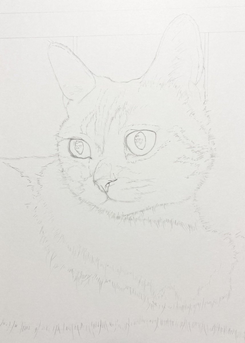 イラスト Art 色鉛筆画 遠くで ができるまで 三賀 亮介 ミカ リョウスケ のイラスト