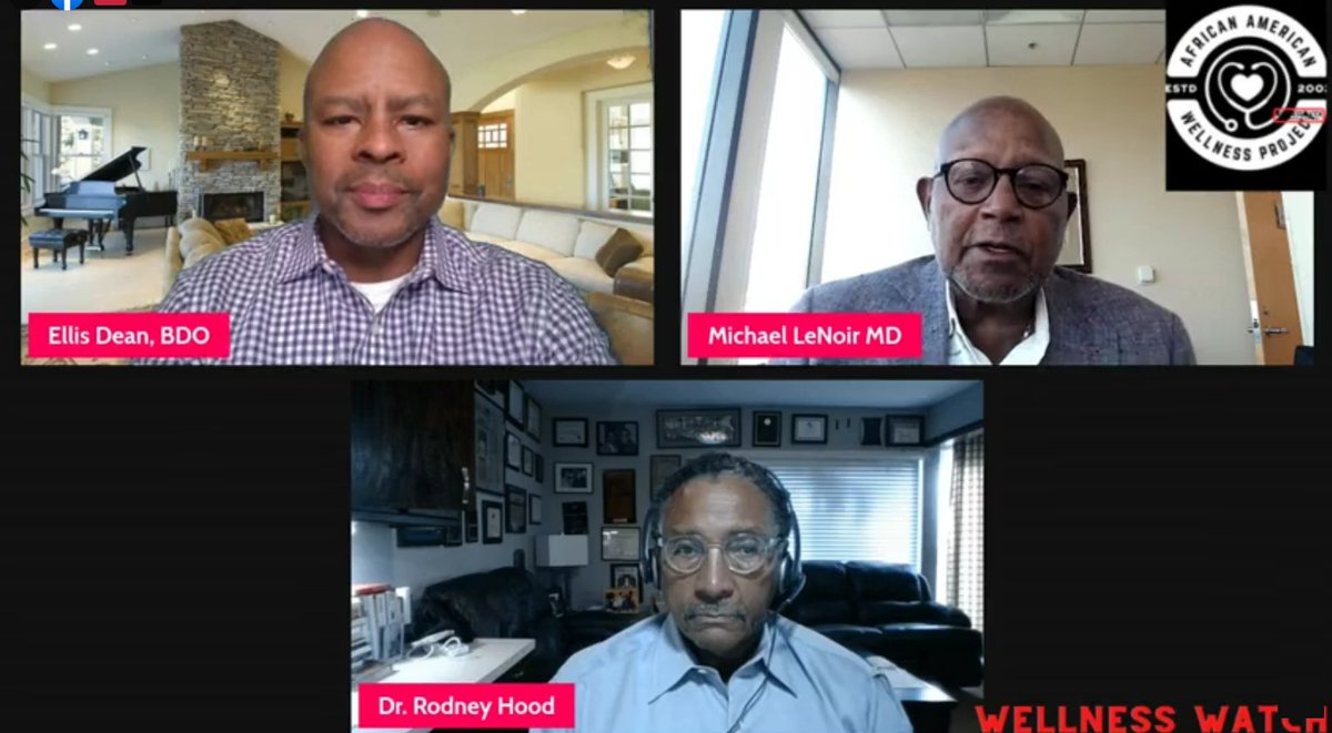 Dr. Michael LeNoir, Dr. Rodney Hood & Mr. Ellis Dean have joined us TONIGHT to discuss Unconscious Bias in Healthcare. TUNE in LIVE and submit your questions to our dynamic panel! #aawp #aawellnessproject #healthcare #health #wellness #blackdoctor.org @drlenoir1 @blackdoctor_org
