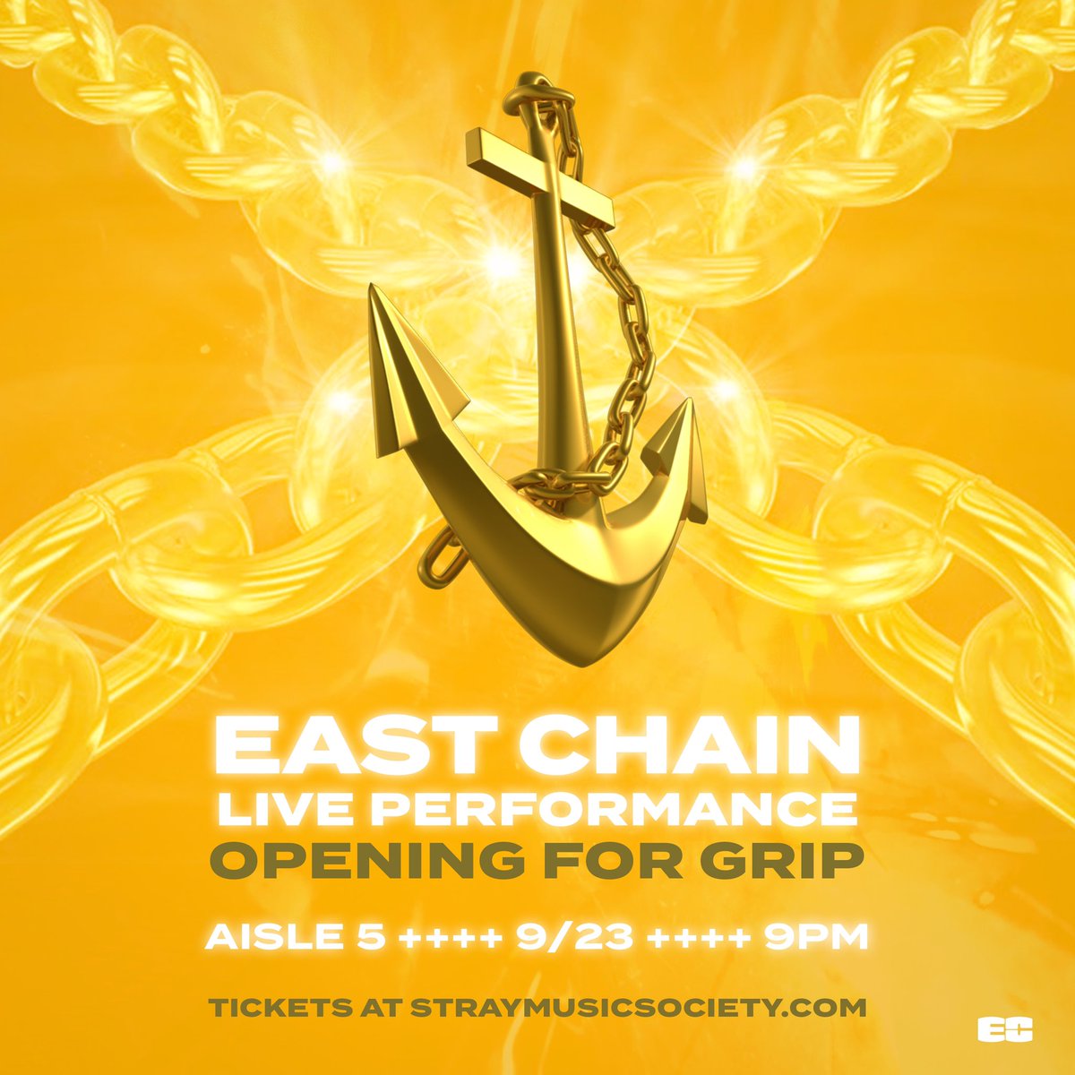 east_chain's tweet photo. Catch us LIVE! 9/23
Opening up for @grip 💀🥀
So grateful for the opportunity, don’t miss it - we’re putting on a mf SHOW! 🔥🏕
Tracks from #CAMPEAST & more!
#IDFT OUT NOW! Let’s goooo!!
As always, the art is by #cirewrld ⚓️ https://t.co/9ZACWfeSfl
