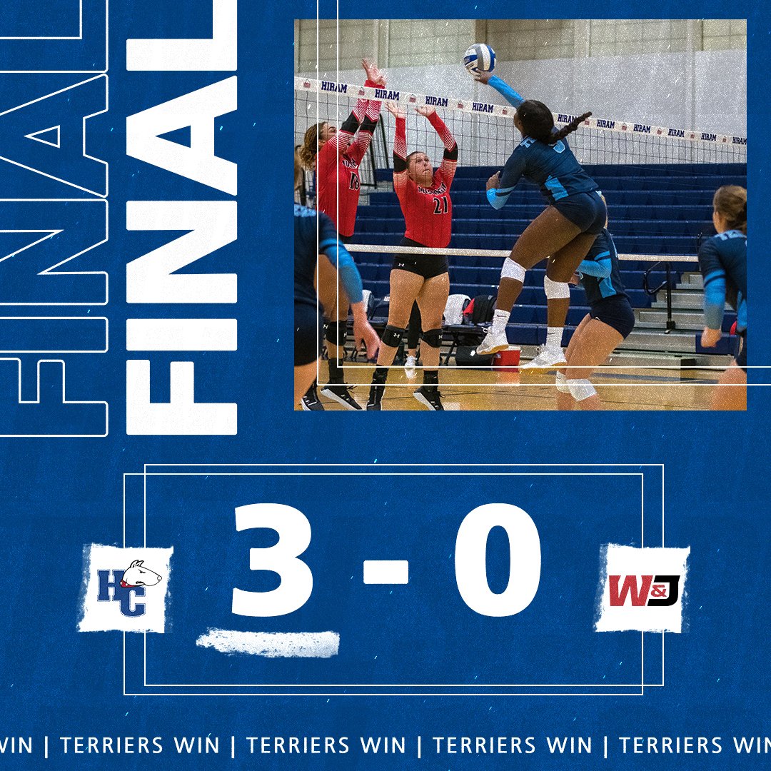 WVB FINAL: IT'S A SEASON-OPENING SWEEP!

Behind nine kills each from Kiara Franks and Kayla Cole, <a href="/HiramWVB/">Hiram Women's VB</a> makes quick work of the Presidents in its season opener, 3-0!!!

#TerrierNation | #RingIT🔔