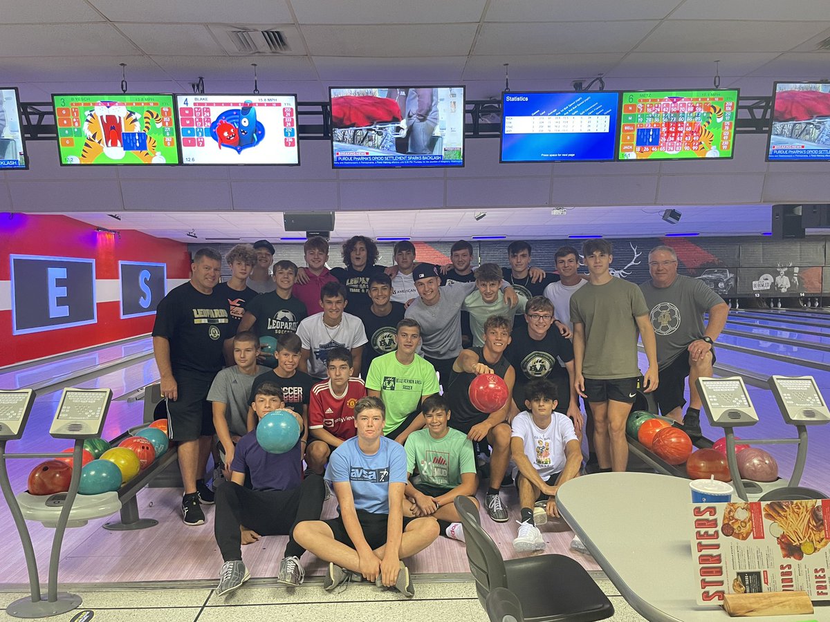 Took that soccer break for a team bowling tournament.   #HML