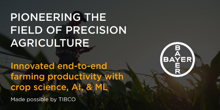 dkuerbig's tweet photo. With TIBCO, @Bayer4Crops is gaining deeper agroscience insights and transforming the world of farming to increase crop yields and build a more sustainable future. #MadePossibleByTIBCO https://t.co/1DxbIx79Xu https://t.co/osHKmHNWGC