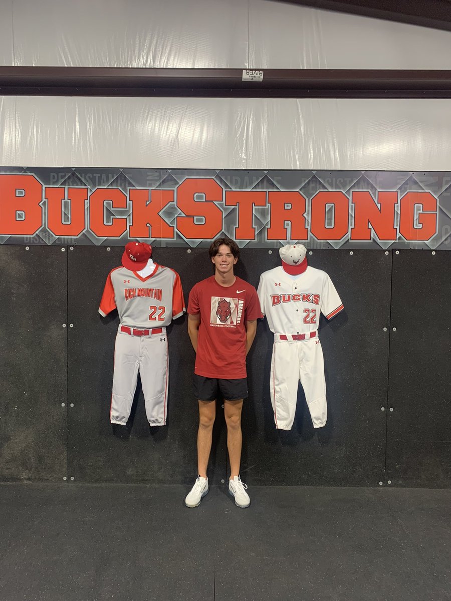 I am extremely excited to announce that I will be furthering my academic and baseball career at The University of Arkansas Rich Mountain. I would like to thank my family, all of my coaches, and all my teammates. Go Bucks! <a href="/Spigner23/">Lance Spigner</a> @wshef34 <a href="/UARMBaseball/">UARM Baseball</a> <a href="/WakelandBaseba1/">WakelandBaseball</a>