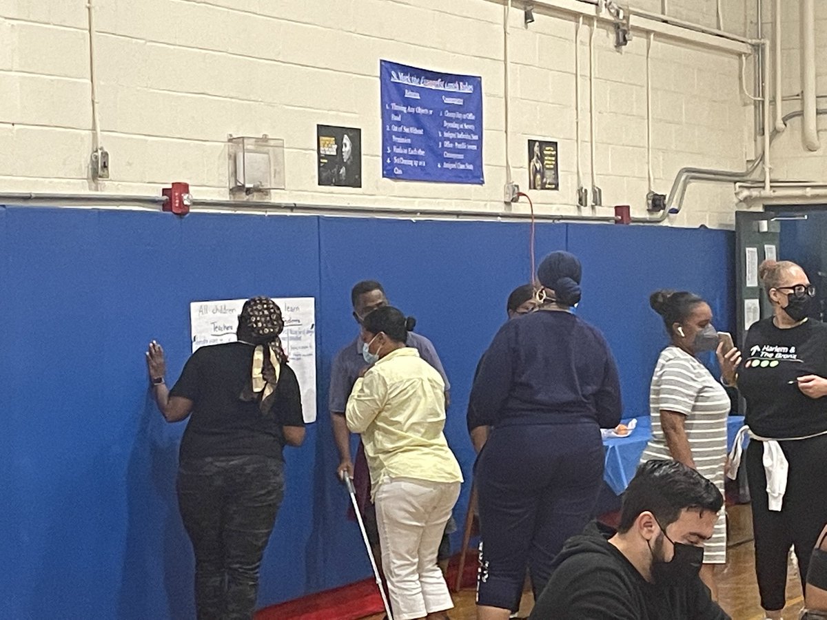 Day 1 with the ⁦<a href="/StMarkHarlem/">Saint Mark the Evangelist School</a>⁩ faculty and staff. We explored our school’s root beliefs and the actions that help us commit to living those out. A great day of listening, learning, and engaging. Honored to lead this team of educators this year!