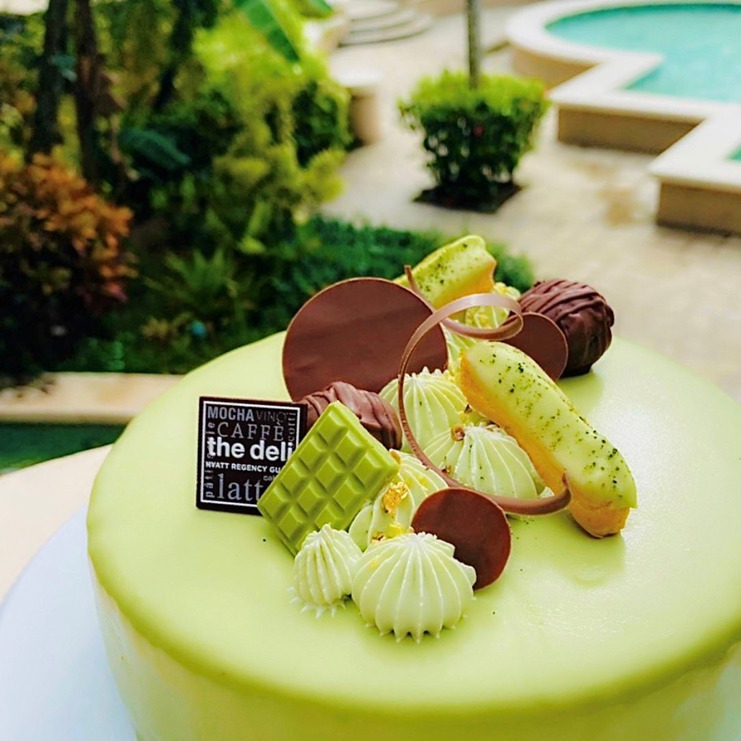 HyattGuam's tweet photo. Get your green tea fix at The Deli!

Enjoy our featured cake of the month, Matcha Mousse Cake, layered in green tea sponge with fresh cream mousse filling, covered with green tea glaze and baked to perfection.

The Deli order form: https://t.co/B8j9QzrbKB https://t.co/6aBMvBPh4f