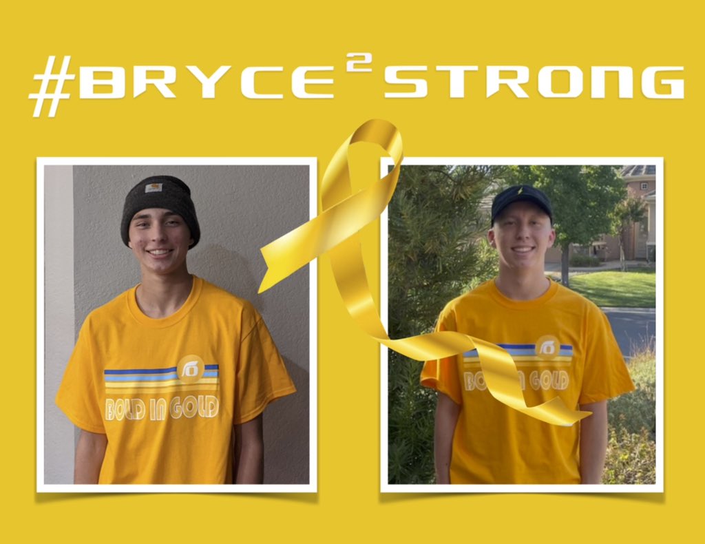 TROJANS GO GOLD for Pediatric Cancer Awareness Month! Join the fight as we support our Seniors, Bryce Bazor and Bryce Mcgehee by DONATING today! 

CLICK TO READ MORE + DONATE: ow.ly/vC9y50G2JUz               #Bryce2Strong #morethanagame