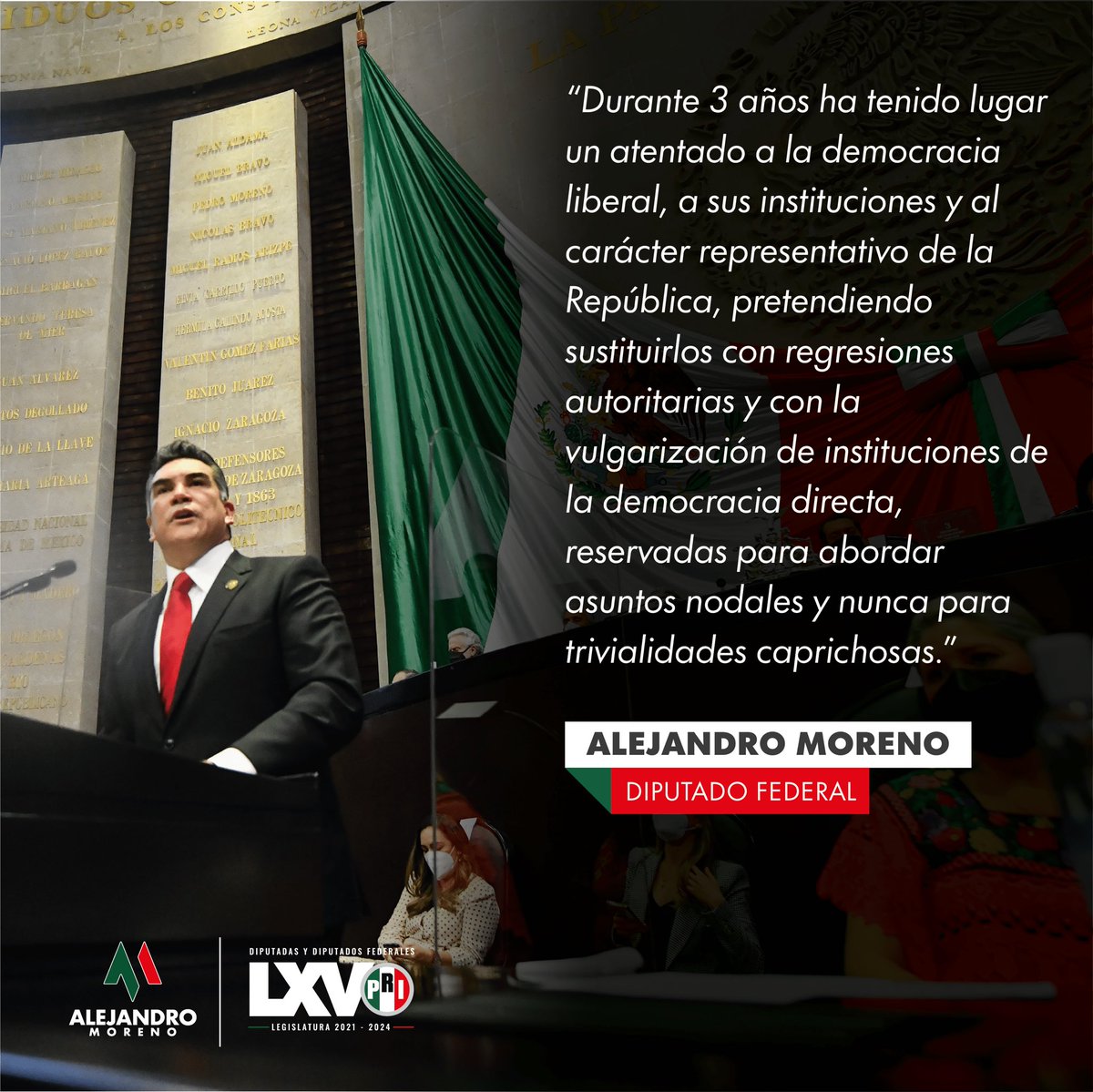 alitomorenoc's tweet photo. Durante 3 años ha tenido lugar un atentado a la democracia liberal, a sus instituciones y al carácter representativo de la República, pretendiendo sustituirlos con regresiones autoritarias. https://t.co/fiN8KvEBEg