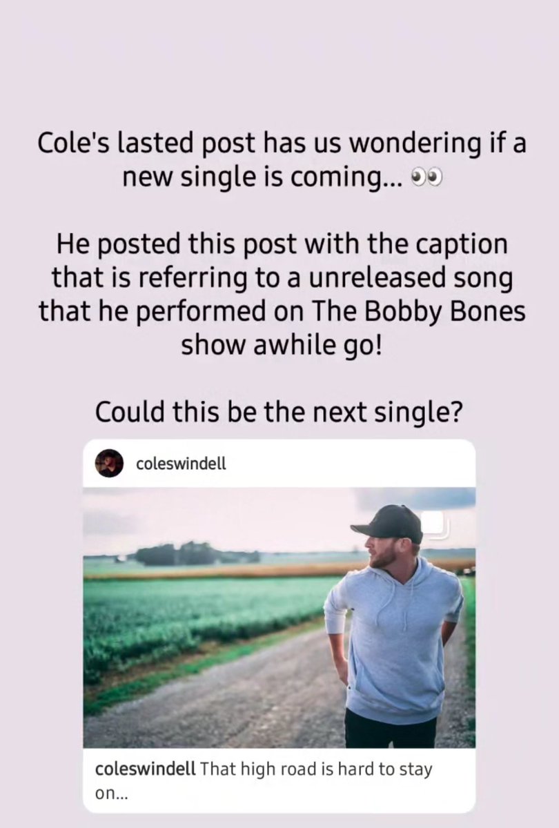 drownyourmemory's tweet photo. Could "Some Habbits" be the next single?? #ColeSwindell #SomeHabbits 

https://t.co/Mog1f3H5v6 https://t.co/ygNRyIN8LY