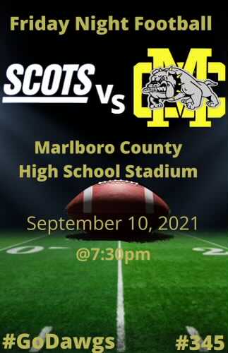 Next Friday September 10th, it will be a great night for football! The Bulldogs will Face ⁦<a href="/Scots_Football/">Scots Football</a>⁩ at home at 7:30pm! #Godawgs