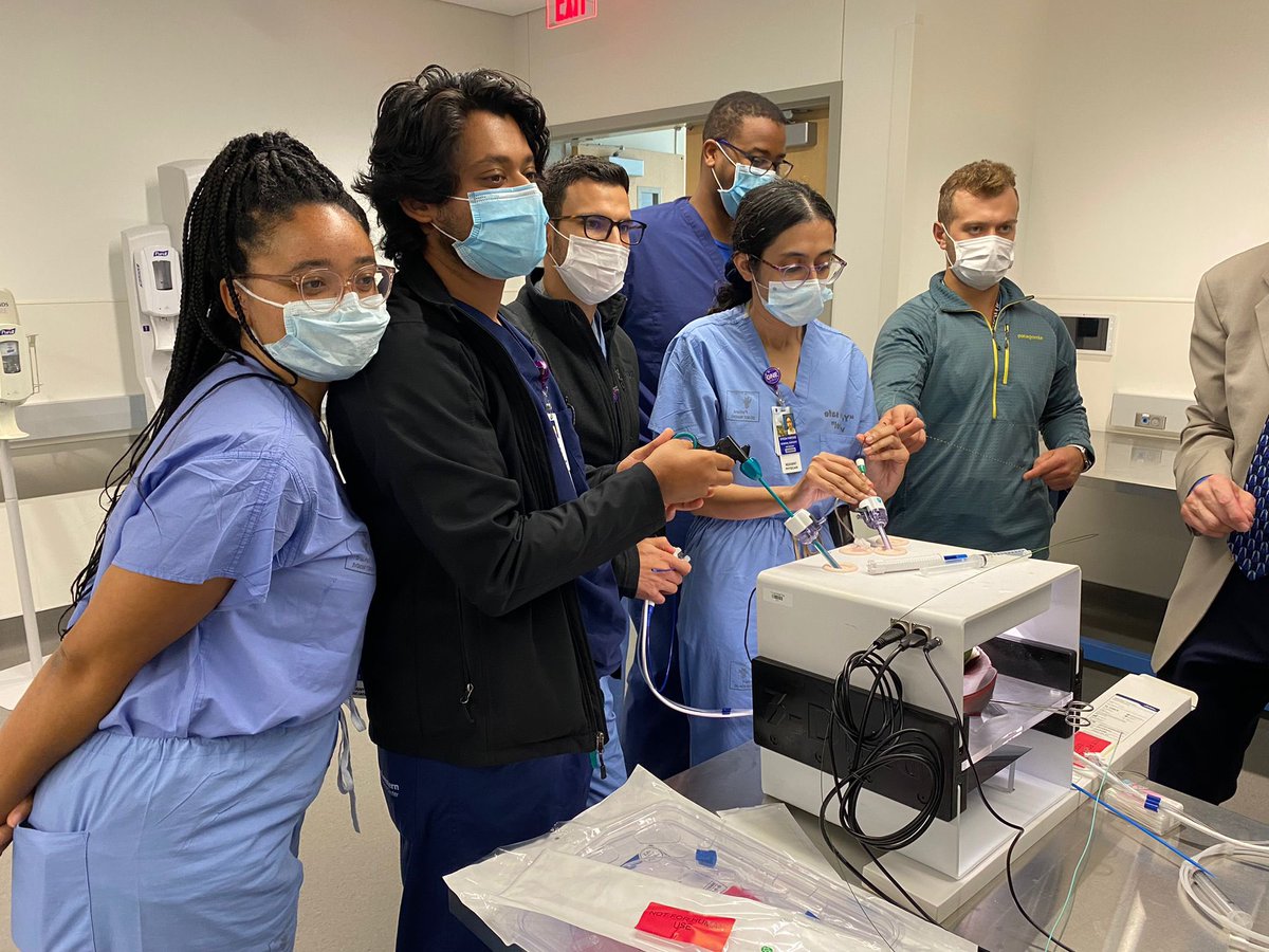 It’s pretty amazing to be at a program that emphasizes practical skill labs and shows us innovative solutions to classic problems. Cholangioscopy and stone retrieval is pretty neat.

Clearly this picture shows that teamwork makes the dream work
<a href="/UTSWSurgeryLife/">UTSW Surgery Residents</a>