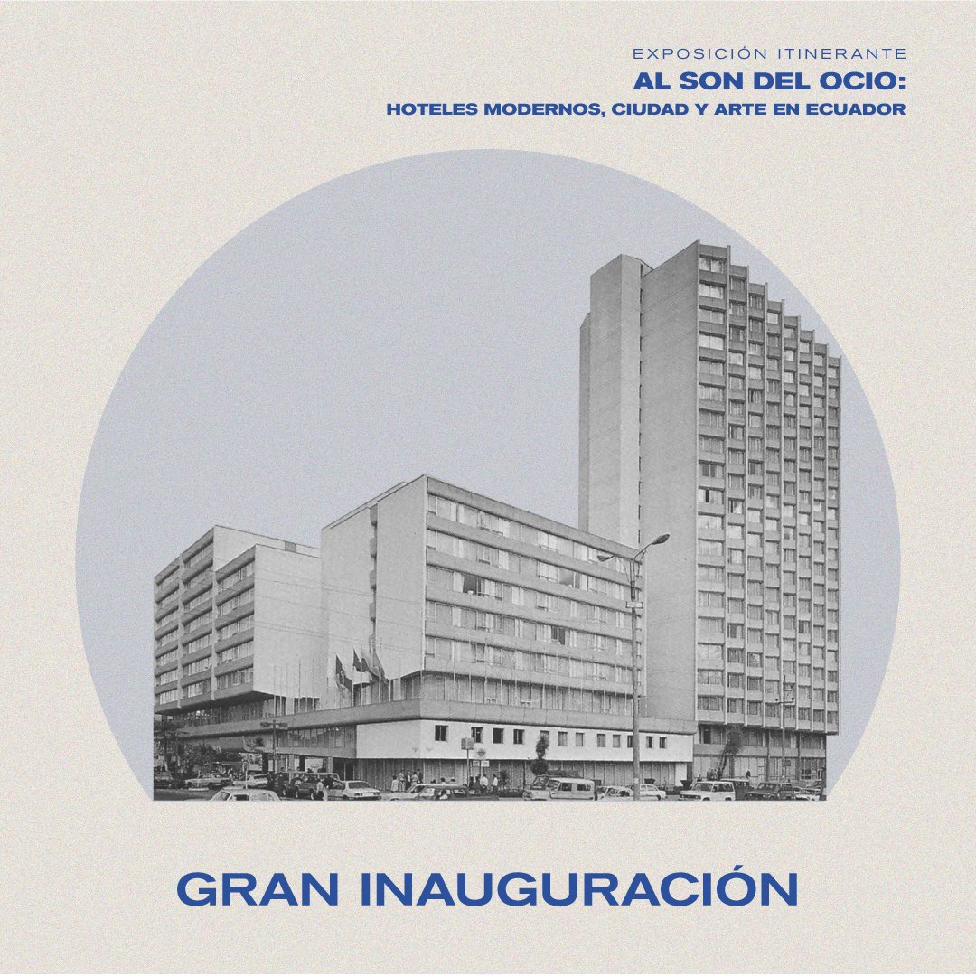 jornadashistaa's tweet photo. #ExposiciónHistaaQuito
Desde la memoria, la historia, la arquitectura y las artes, les invitamos a recorrer los hoteles más emblemáticos de la modernidad en el Ecuador.

Sábado 4 de septiembre
Centro de Arte Contemporáneo
15h00

#OcioyNegocio #JornadasHistaa #Puce #UCuenca #Baq https://t.co/d9Jmnq4kYP