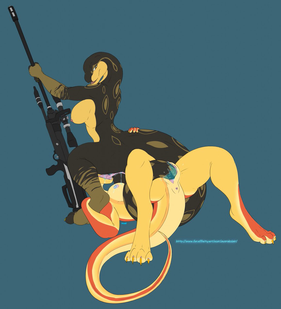 My offerings for #snektember is my snek: Rashii #nsfw