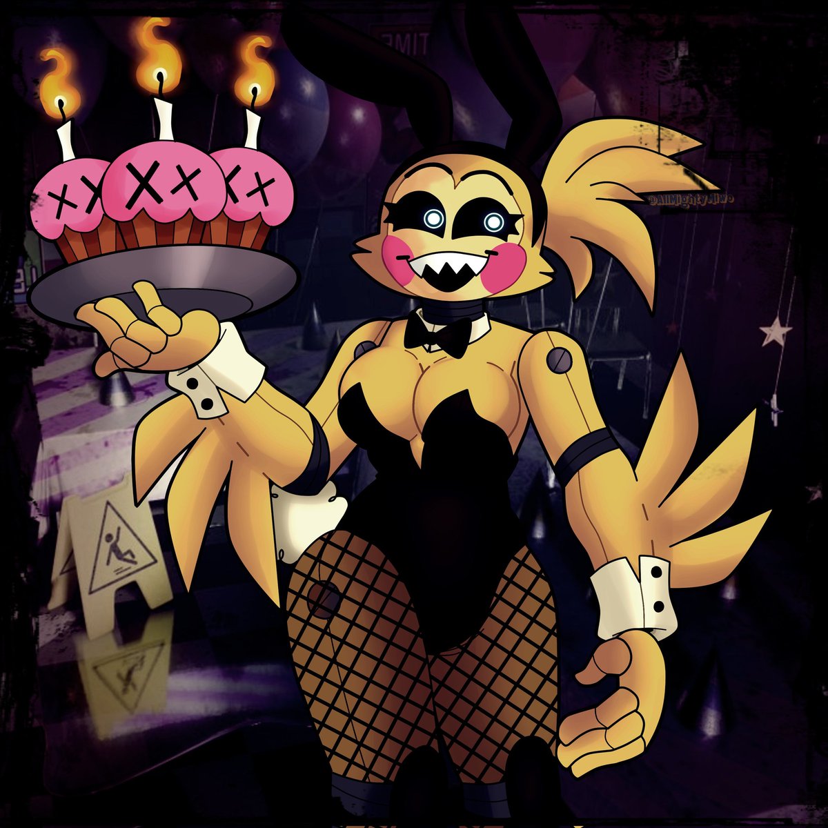 AllMightyMiwo's tweet image. #visiblenonbinary heyyyyy I&apos;m Miwooooo a multi fandom digital artisttt (mostly FNAF ATM)