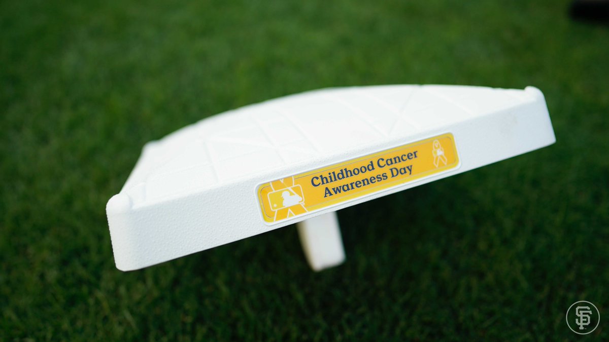 September is Childhood Cancer Awareness Month. The #SFGiants and <a href="/MLB/">MLB</a> are Going Gold in support of children and families affected by childhood cancer. 

🔗 BP28.org