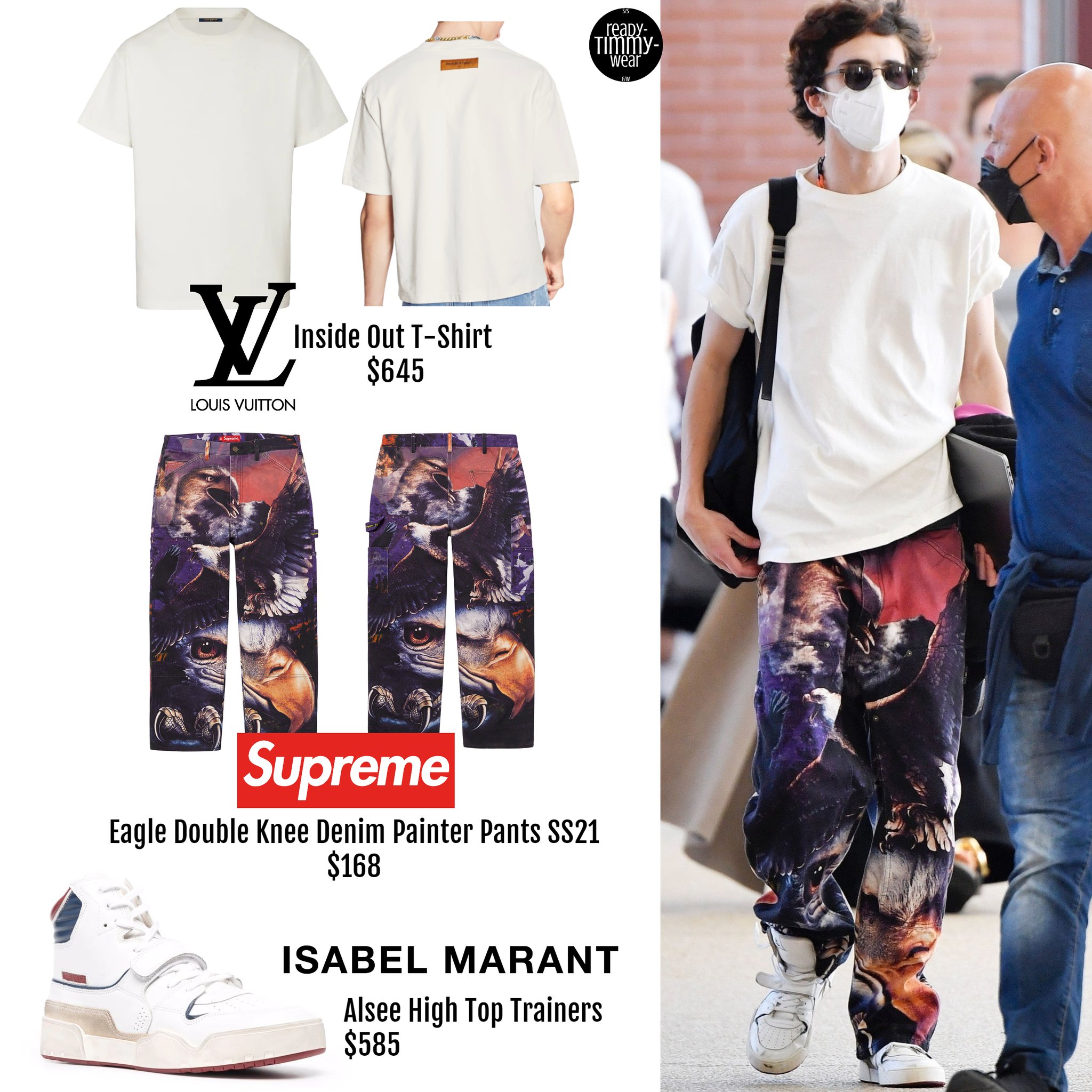 2022年最新春物 supreme eagle double knee painterpant - 通販 - www