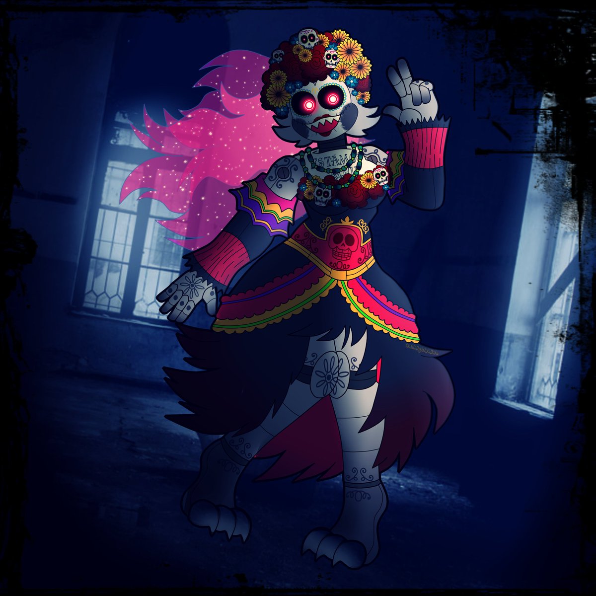 AllMightyMiwo's tweet image. #visiblenonbinary heyyyyy I&apos;m Miwooooo a multi fandom digital artisttt (mostly FNAF ATM)