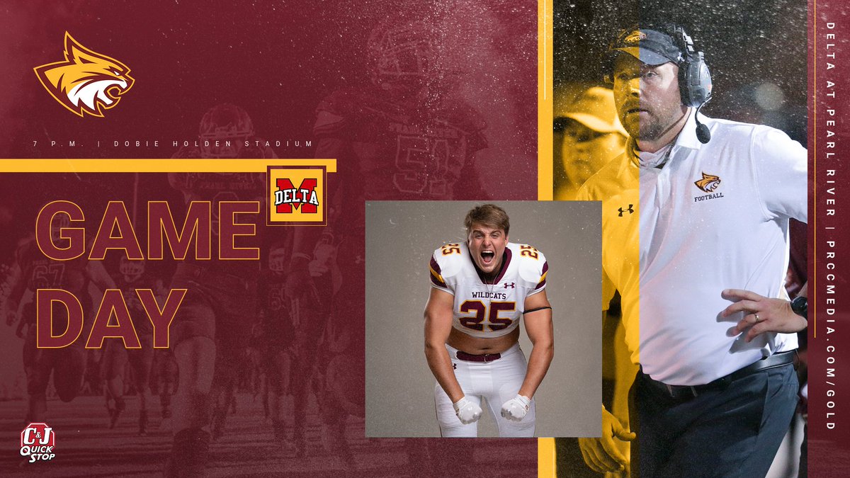 PRCCAthletics's tweet photo. Hey, Wildcats! It's a FANTASTIC day for a season opener!

🆚Mississippi Delta
📍Dobie Holden Stadium
⏰7 p.m.
🖥https://t.co/g6s41btDZ8
🎟https://t.co/U8iMv7426i
🐾#RRR
🏈#WEAREW1LDCATS https://t.co/uHFU7C84Ii