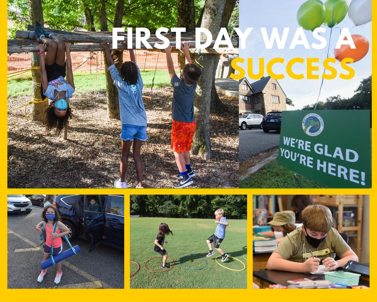 First day was a success at Sabot! We couldn't have asked for a more beautiful day to start the new school year. It was nice having the students back on campus and watching how quickly everyone acclimated.