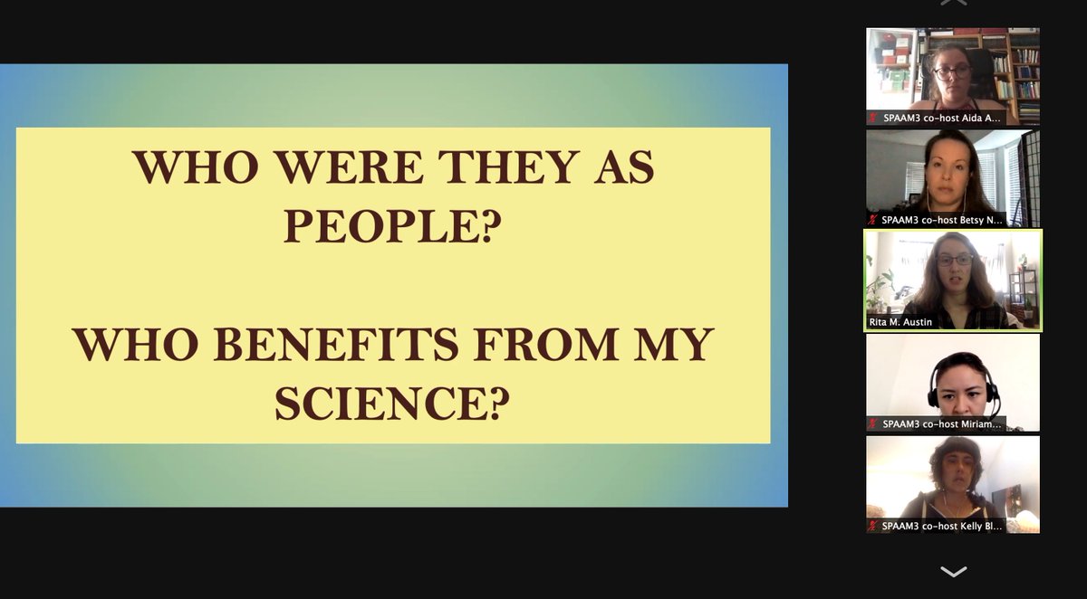 eanelson42's tweet photo. Today we opened #SPAAM3 with our session on Ethical Considerations in #AncientMetagenomics with an insightful and motivating talk from speaker @RMAustin72 on how we can address ethical concerns in our field. What key questions should be foundational to our #research? 👇👇👇 1/3 https://t.co/GXIVWVNfWi