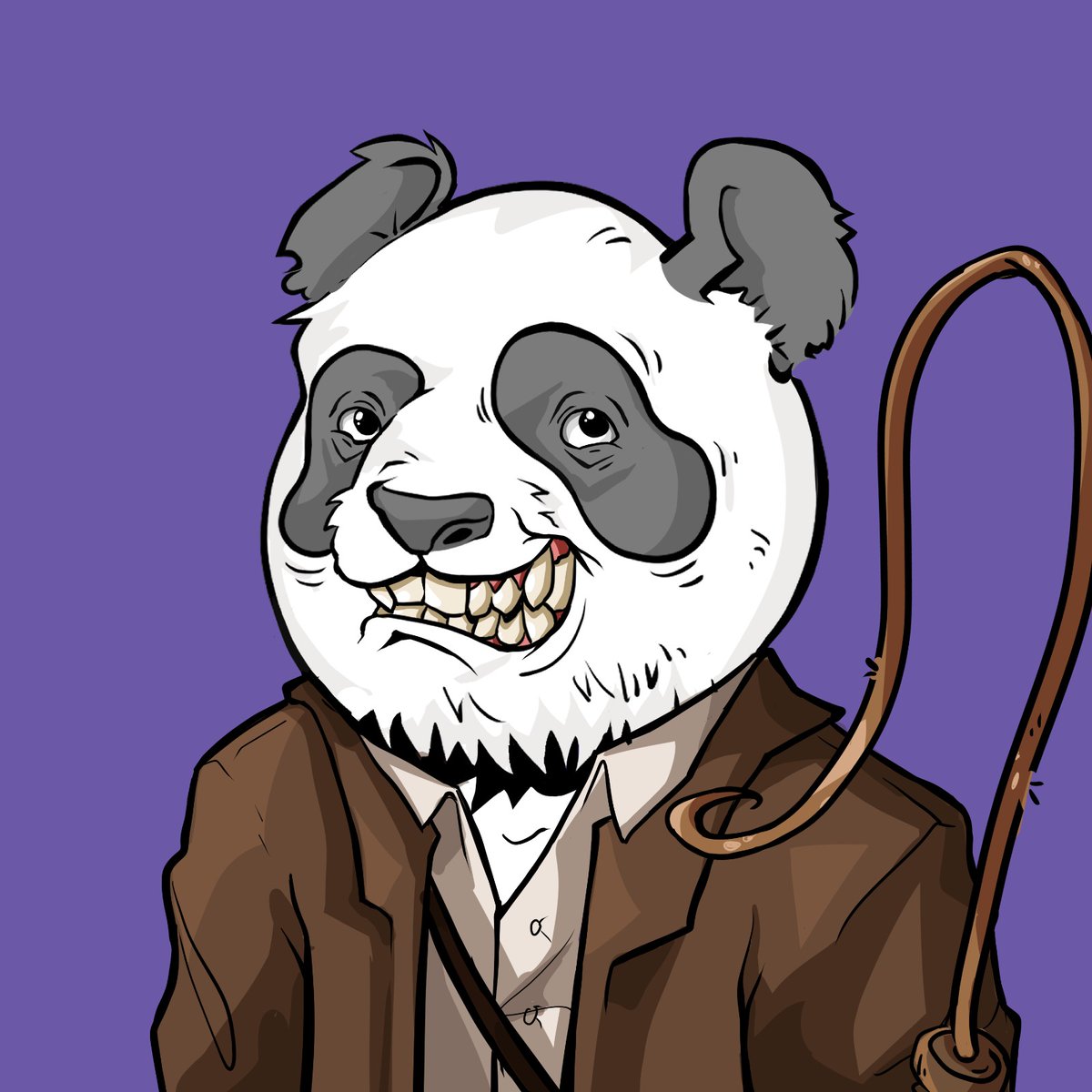 PNDynasty's tweet photo. Is this Panda into archeology or kink? Probably both 🤠

#PandasGoneWild #NFT #NFTart #NFTCommunity https://t.co/LmdQzE7SO7