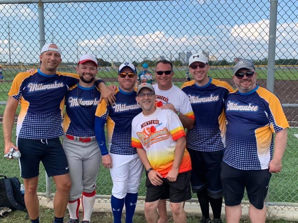 Madison players representing @GSWS2021 #wearegaysoftball #morethanagame