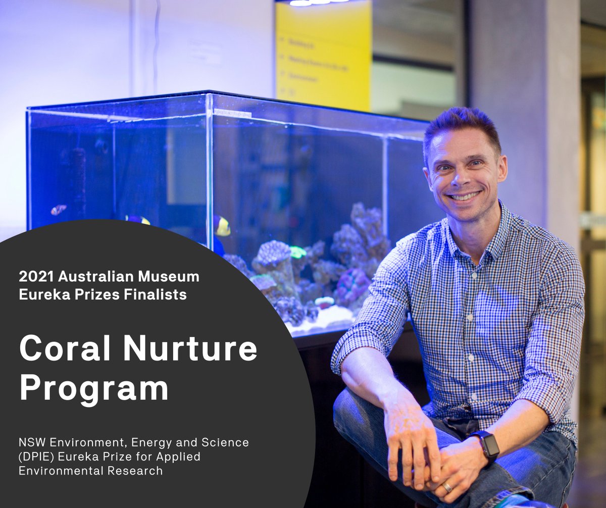 Congratulations to Professor David Suggett <a href="/DavidJSuggett/">David J Suggett</a> and the Coral Nurture Program - Eureka Prizes Finalist. The <a href="/CoralNurture/">Coral Nurture Program</a>  Program has undertaken widespread coral planting to boost the health of local reef sites and introduced a new industry model for stewardship.