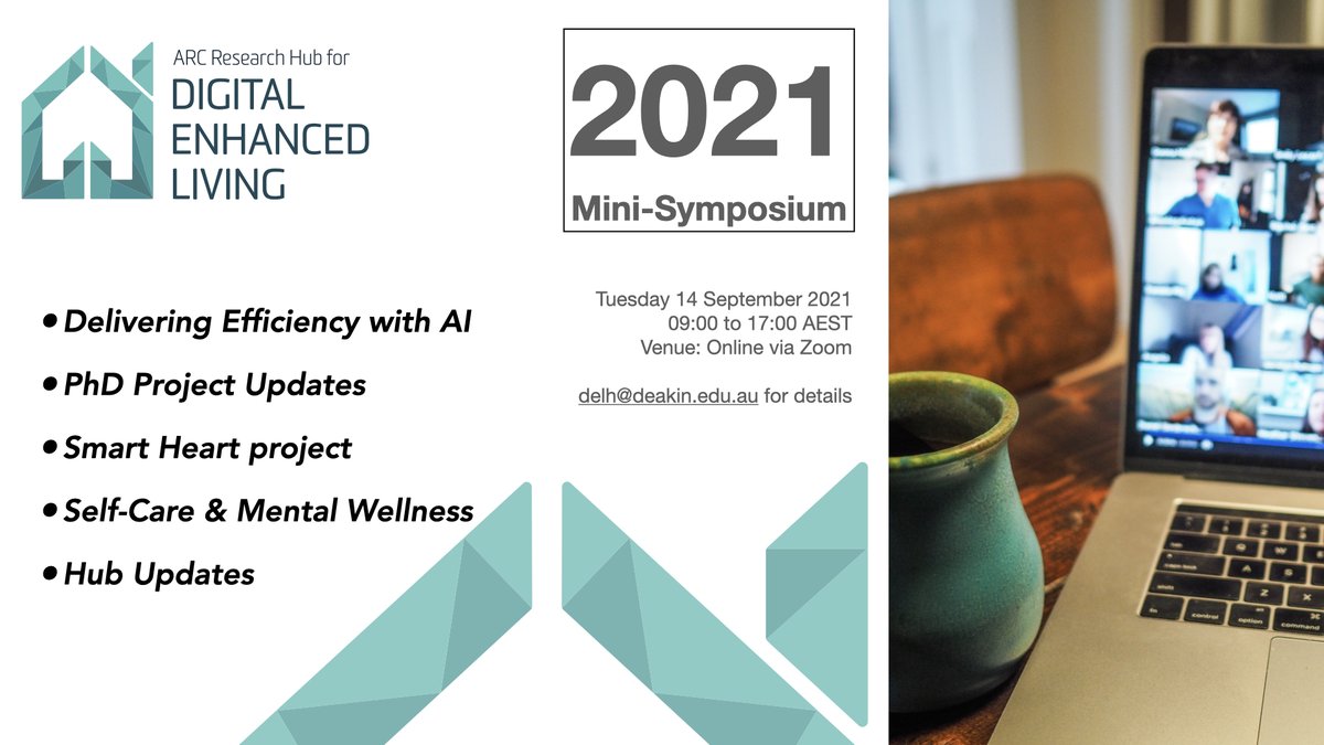 That's right! We are having an online mini-symposium 💻and you are welcome to join us! Hit us up for details &amp; BYO 🧁☕️.