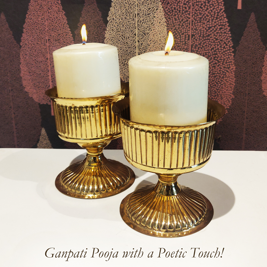 As the poetic hymns are sung this #GaneshChaturthi &amp; the #Pooja prep is underway, lean on your classic #Baaya Pooja material. 

Call us right away on +91 89284 20056 or mail us here: info@baayadesign.com to place your orders!

#Ganesh #ganesha #ganeshutsav #ganeshchaturthi2021