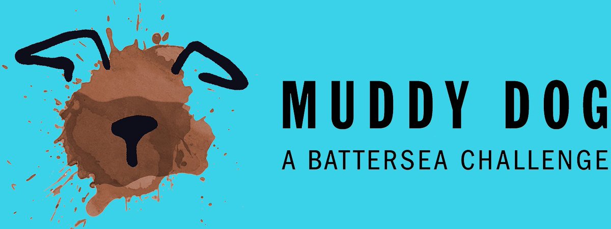 So it’s not just humans who can have fun in the mud. This week is the first of three battersea dogs Muddy Dog challenge - muddydog.battersea.org.uk #ocr #mudrun