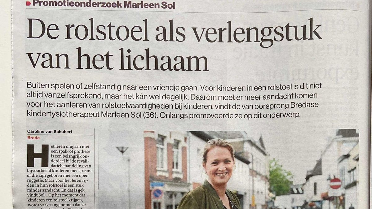 Marleen Sol (@marleensol) on Twitter photo Vandaag in <a href="/BNDeStem/">BN DeStem</a>, mooi artikel over relevantie van mijn proefschrift, vanuit samenwerking <a href="/LectoraatLG/">Lectoraat Leefstijl en Gezondheid HU</a> <a href="/HU_GDL/">Gezond en Duurzaam Leven - Hogeschool Utrecht</a> en @KCRUtrecht. Op naar de volgende fase! #implementatie @OnderzoekSport <a href="/ZonMw/">ZonMw</a> bij <a href="/DeHoogstraat/">De Hoogstraat</a> <a href="/BasaltZH/">Basalt</a> <a href="/heliomare/">Heliomare</a> <a href="/UMCGRevalidatie/">UMCG Revalidatie</a> met <a href="/CPNederland/">CP Nederland</a> Vandaag in <a href="/BNDeStem/">BN DeStem</a>, mooi artikel over relevantie van mijn proefschrift, vanuit samenwerking <a href="/LectoraatLG/">Lectoraat Leefstijl en Gezondheid HU</a> <a href="/HU_GDL/">Gezond en Duurzaam Leven - Hogeschool Utrecht</a> en @KCRUtrecht. Op naar de volgende fase! #implementatie @OnderzoekSport <a href="/ZonMw/">ZonMw</a> bij <a href="/DeHoogstraat/">De Hoogstraat</a> <a href="/BasaltZH/">Basalt</a> <a href="/heliomare/">Heliomare</a> <a href="/UMCGRevalidatie/">UMCG Revalidatie</a> met <a href="/CPNederland/">CP Nederland</a>