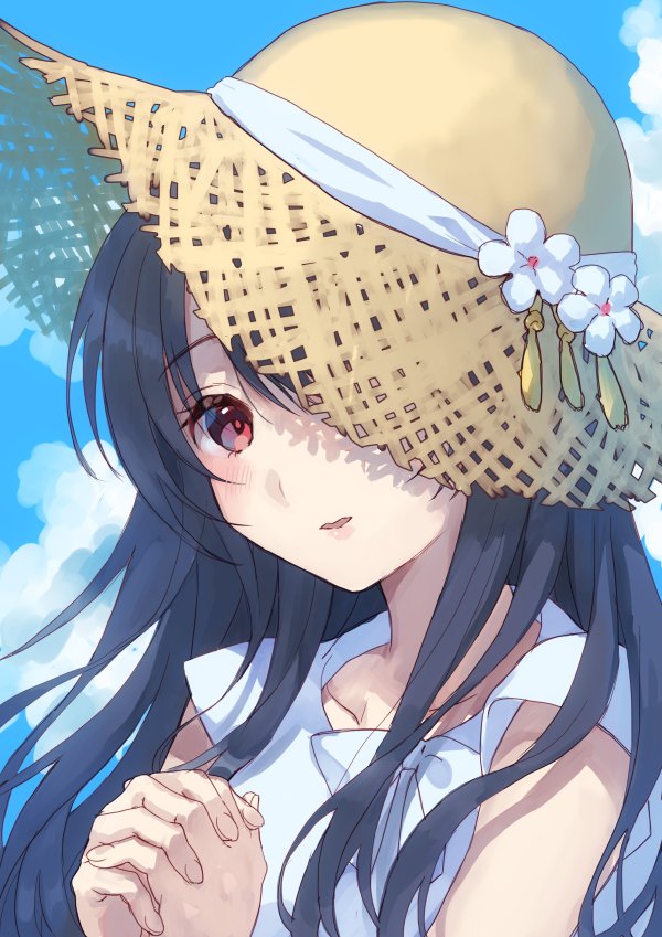 ミツヨ お題イラスト 麦わら帽子の夏の扶桑姉様 描いてたら夏が過ぎてしもうた ミツヨ お題イラスト 麦わら帽子の夏の扶桑姉様 描いてたら夏が過ぎてしもうた