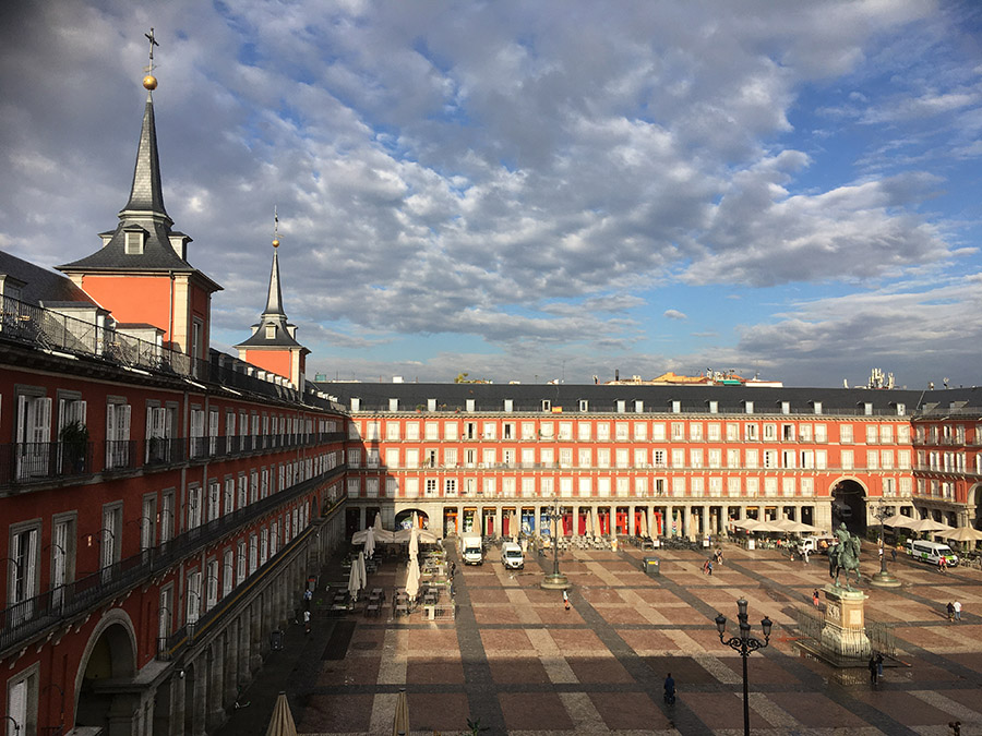 Staycación /steɪˈke-syohn/
Going to Spain on holiday. 
Not coming back to the UK