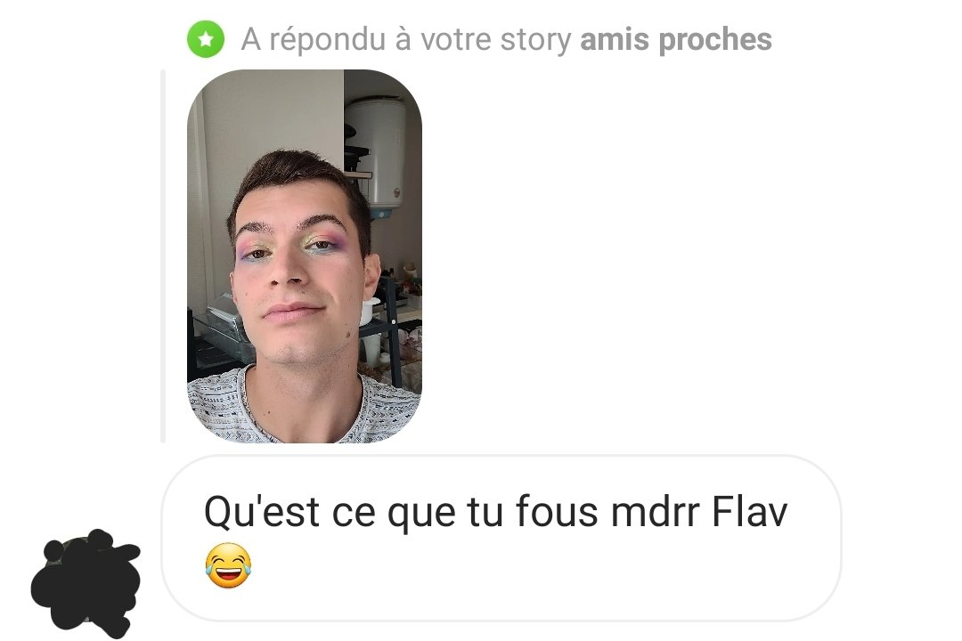 ChartreuseStan's tweet image. Tellement heureux d&apos;être parti de chez moi quand je vois la différence de réaction entre mes amis d&apos;enfance et mes amis de Lille quand je poste un make up