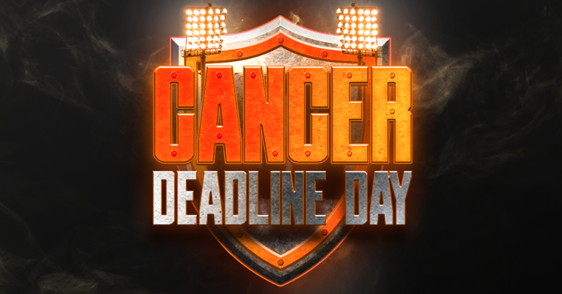 CancerDeadline's tweet photo. Missed out on #CancerDeadlineDay? Still want to donate to our charities? 

Well, you're in luck! Our donation line remains open, although the Giving Table won't change ⛔️

Select your club, make a donation, and let's give cancer the boot! 🥾