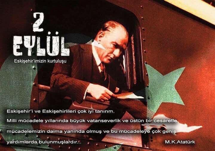 Eskişehir’imizin kurtuluşunun 99.yıl dönümü kutlu olsun.!