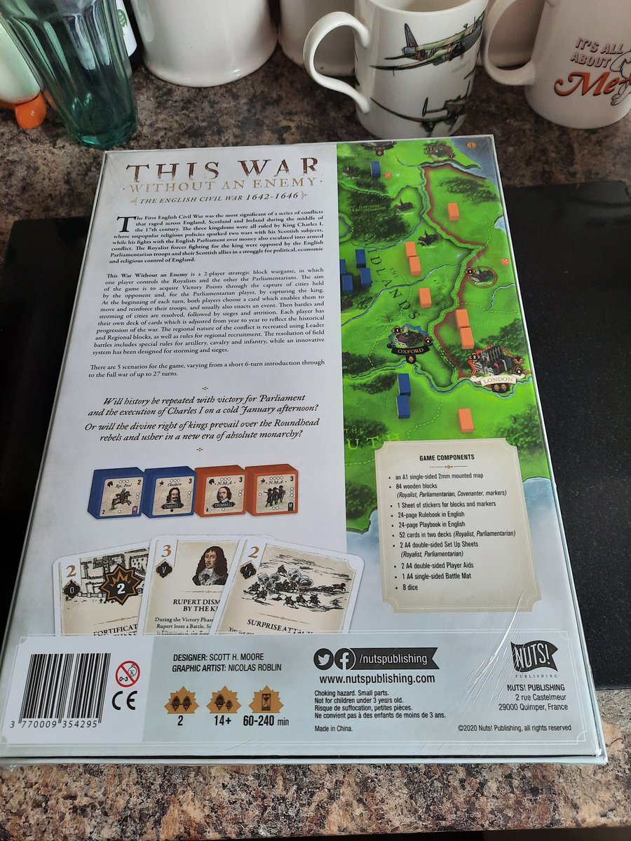 RalphBuick44's tweet photo. @PastorJoelT @gmtgames I have this beauty but haven't got it to the table yet. Also this arrived the other day and can't wait to try it out from @Nutspublishing #thiswarwithoutanenemy https://t.co/m63wbctREu