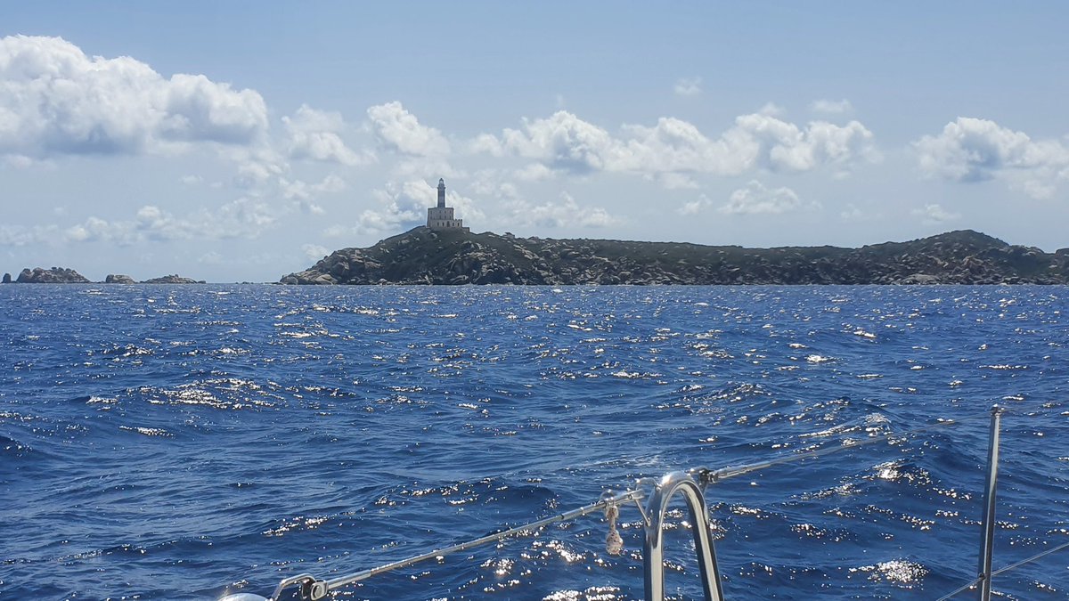 bajan_blu's tweet photo. Made it to the S.E. point of Sardinia, awaiting winds to blow us to Sicily next! https://t.co/GKA1xnq0Xe
