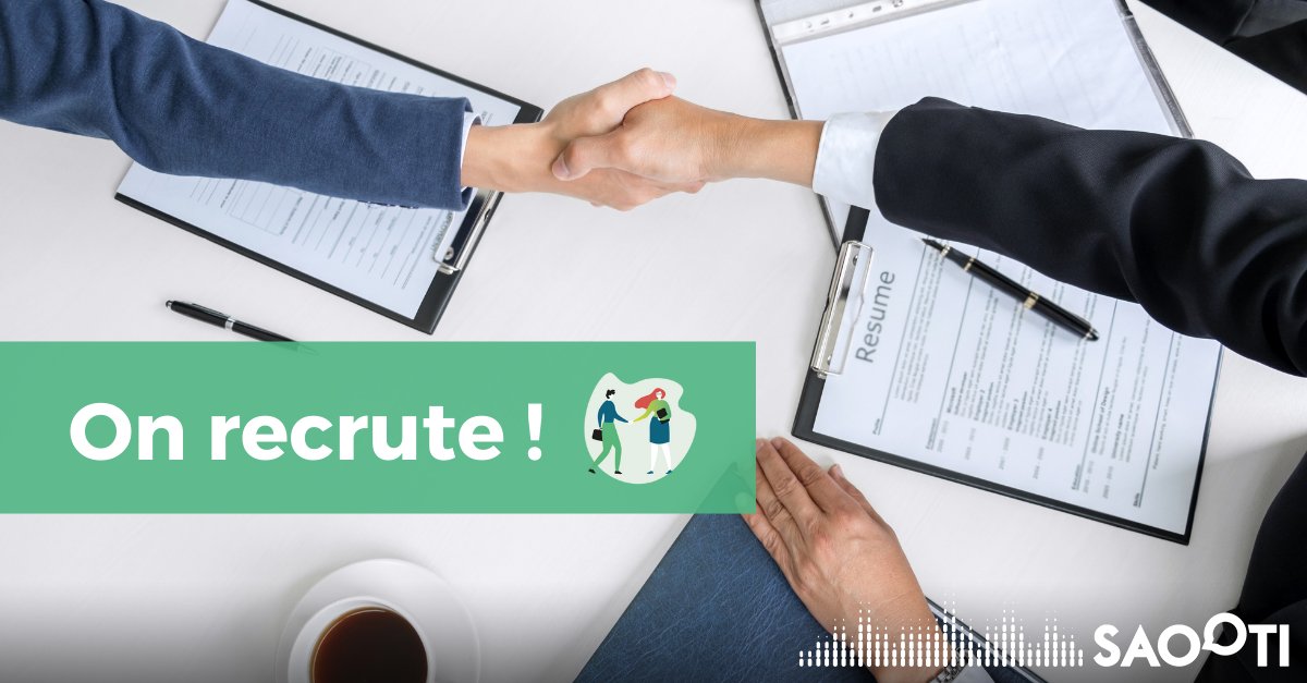 saooti's tweet image. #JOB | Saooti recrute ! Vous êtes réalisateur(trice)radio / ingénieur du son et prêts à rejoindre une entreprise en fort développement et à taille humaine, dans une équipe créative et dynamique ? Envoyez-nous votre candidature. Toutes les infos 👉 saooti.com/recrutement/