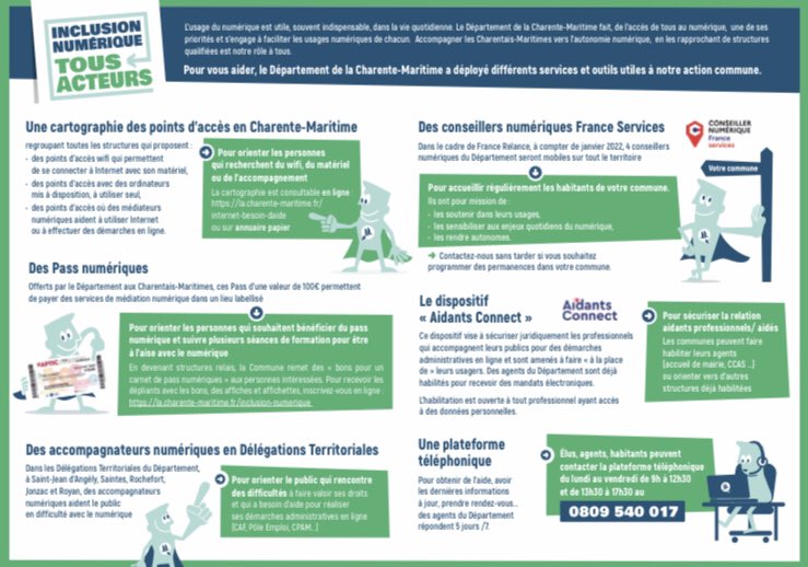 MarianneBonfils's tweet photo. 📣 MAIRES DE CHARENTE-MARITIME
A l’occasion du Carrefour des Communes, à Saintes,le @departement17 vous présente ses différentes aides et notamment les services et outils qu’il déploie pour une action commune en faveur d’un numérique plus inclusif
#InclusionNumeriqueTousActeurs https://t.co/5gQSBtaxvy