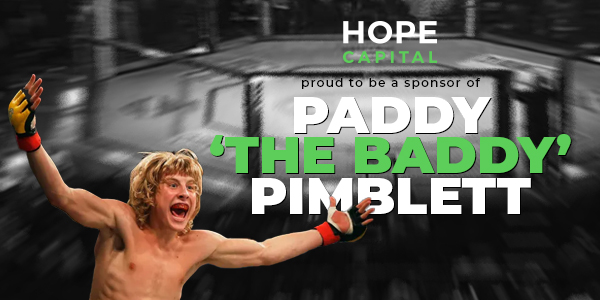 PRESS RELEASE: Hope Capital sponsors UFC newcomer, Paddy the Baddy.
Read the full release here: hope-capital.co.uk/2021/09/02/pre…
#ufc #paddythebaddy #PressReleases #Vegas